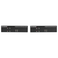 KVXLCDPF-200-SFPBN1: Extender Kit including 4 SFPs, Dual Head-DisplayPort, USB 2.0, RS-232, Audio, 550m, MM 850nm