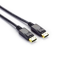 DisplayPort Cable 4K 60Hz version 1.2, Male/Male with Latches