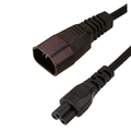 IEC C14 to C5 Power Cable, 2m