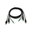 KVM Cable - Each end (1) USB, (2) HDMI, (1) 3.5mm Audio, TAA Compliant, 10-ft. (3.04-m)